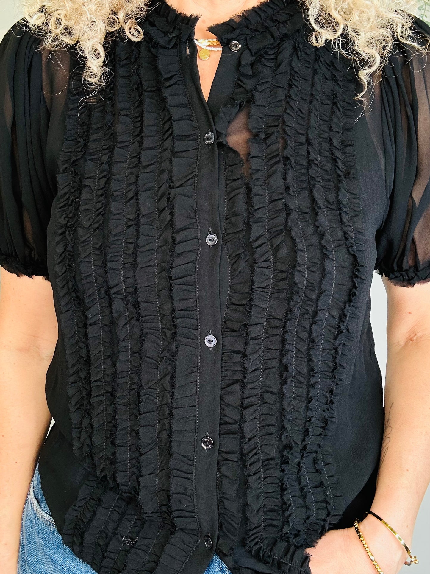 Silk Adira Blouse - Size 8
