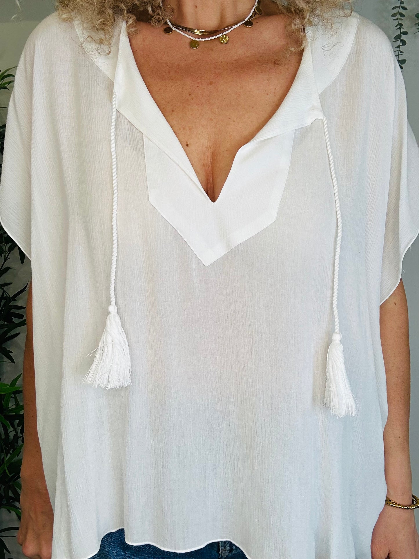 Sheer Top - Size M
