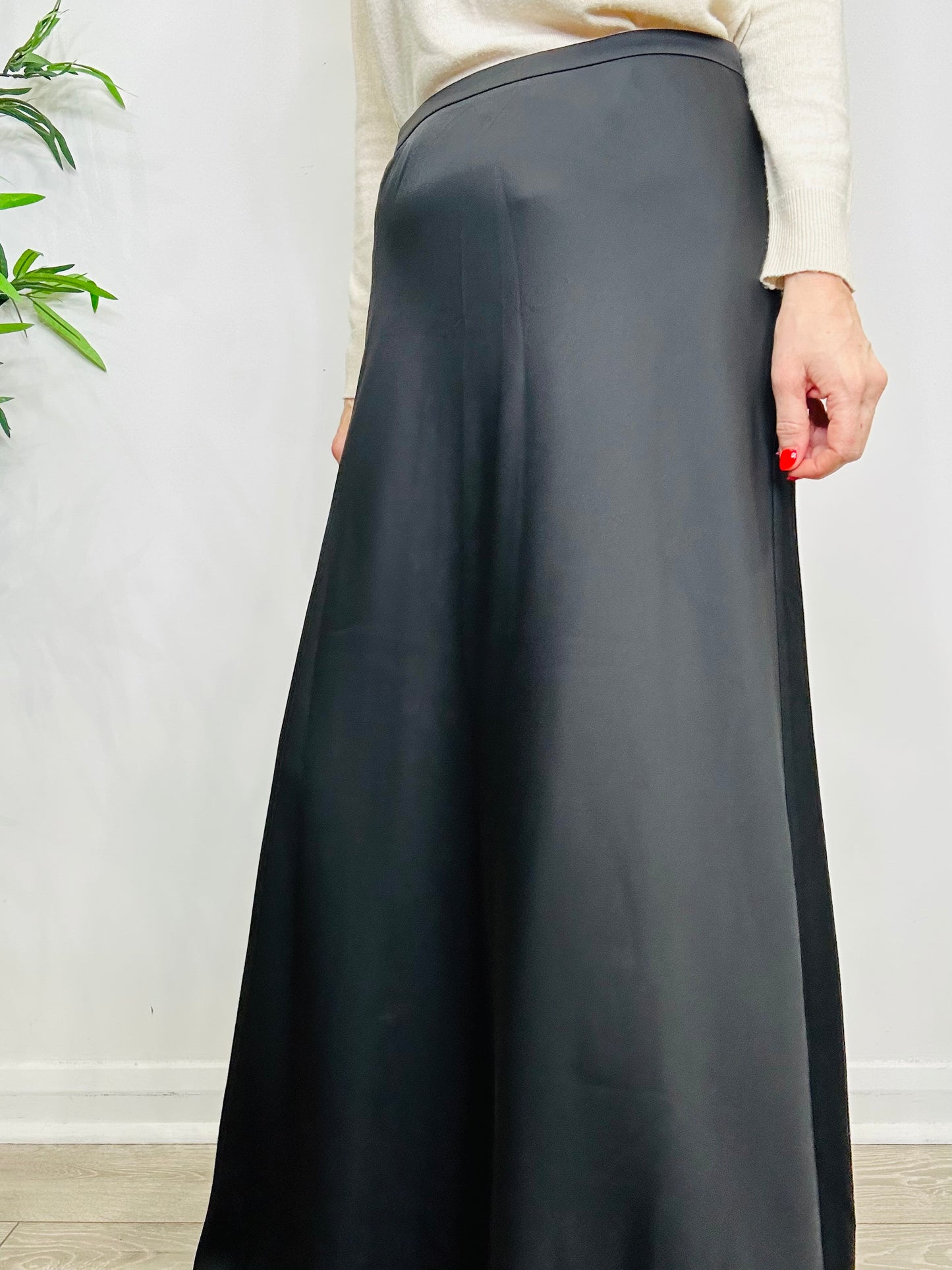 Satin Maxi Skirt - Size 12