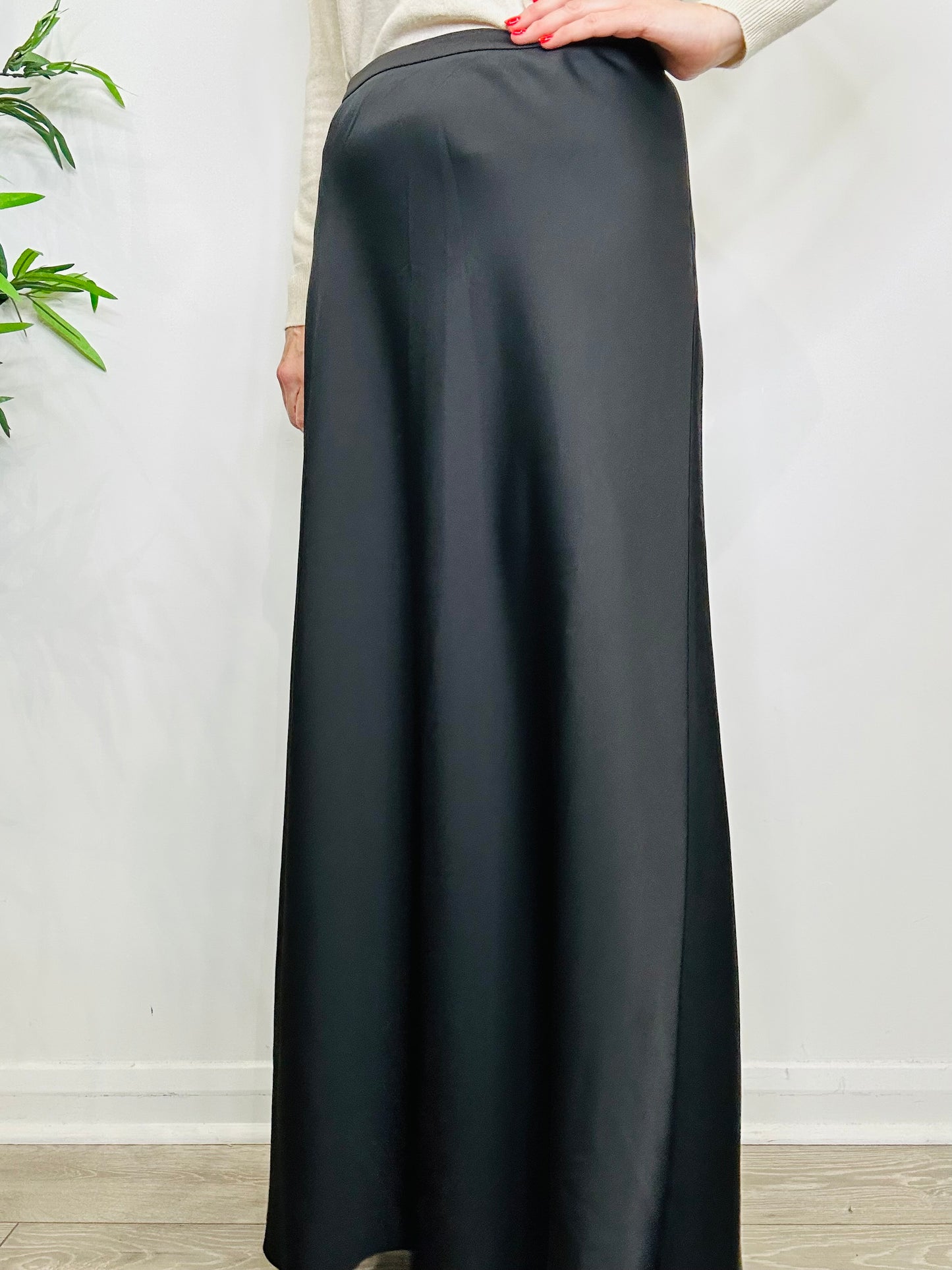 Satin Maxi Skirt - Size 12