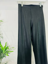 Load image into Gallery viewer, Flared Faux Leather Leggings - Size M
