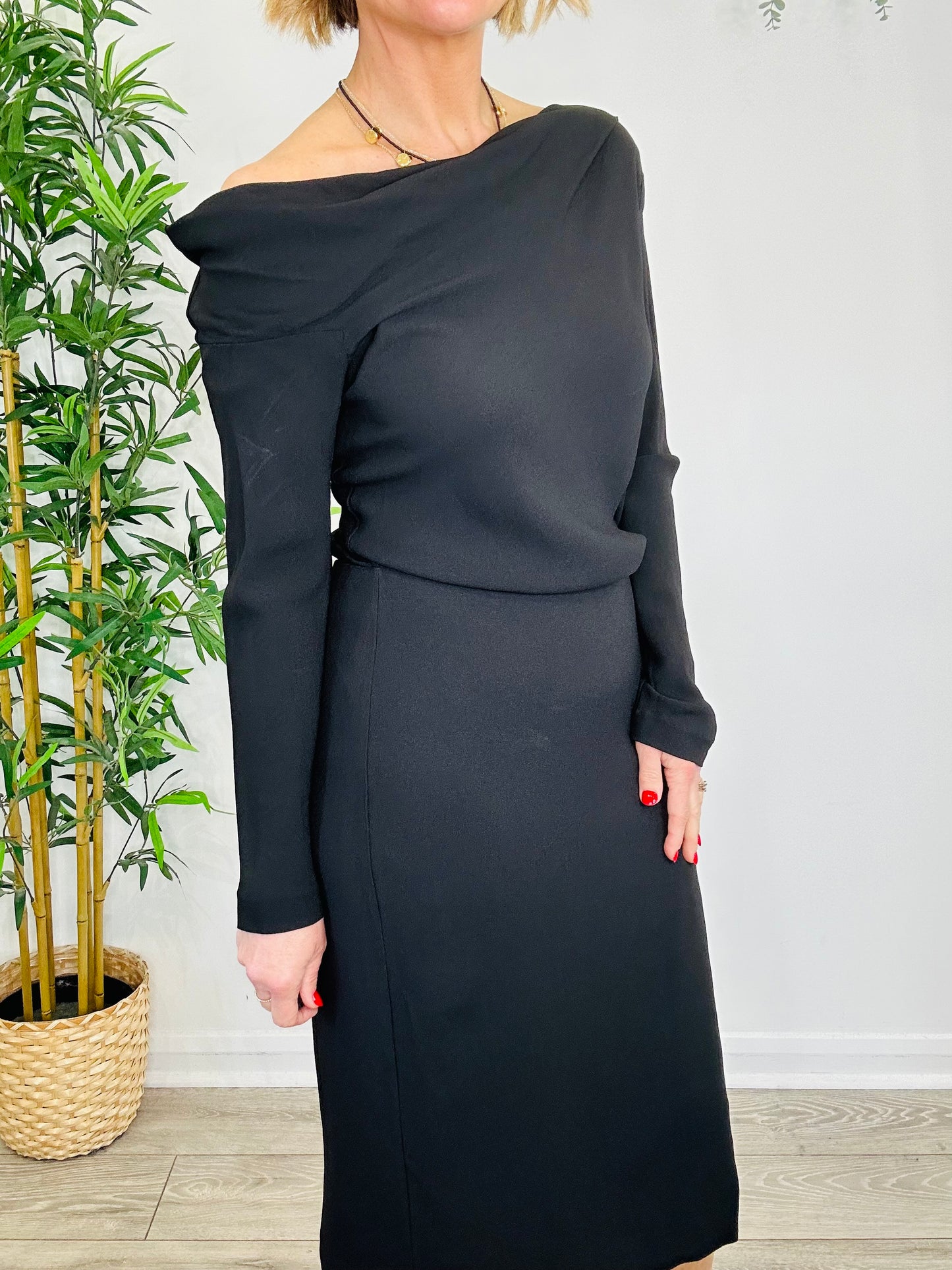 Crepe Midi Dress - Size 12