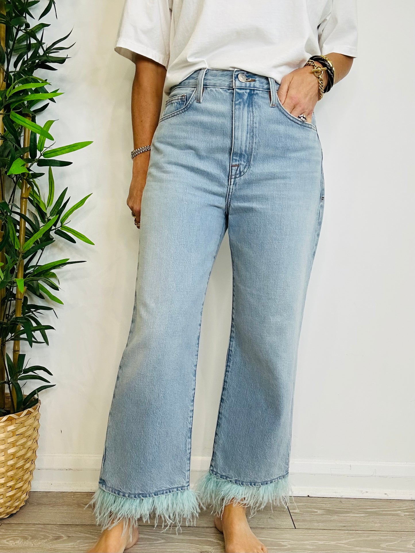 Le Jane Crop Jeans - Size 27