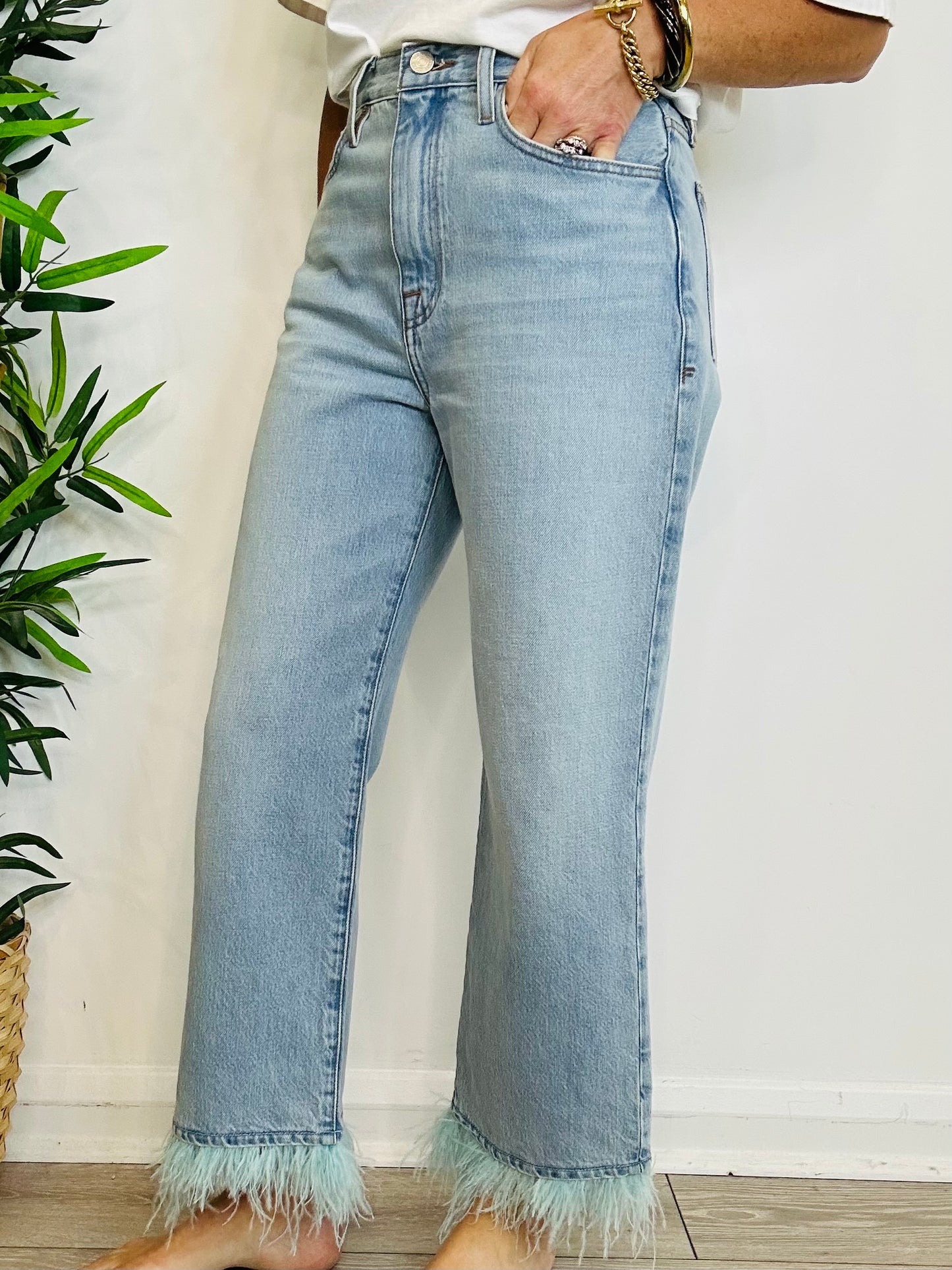 Le Jane Crop Jeans - Size 27