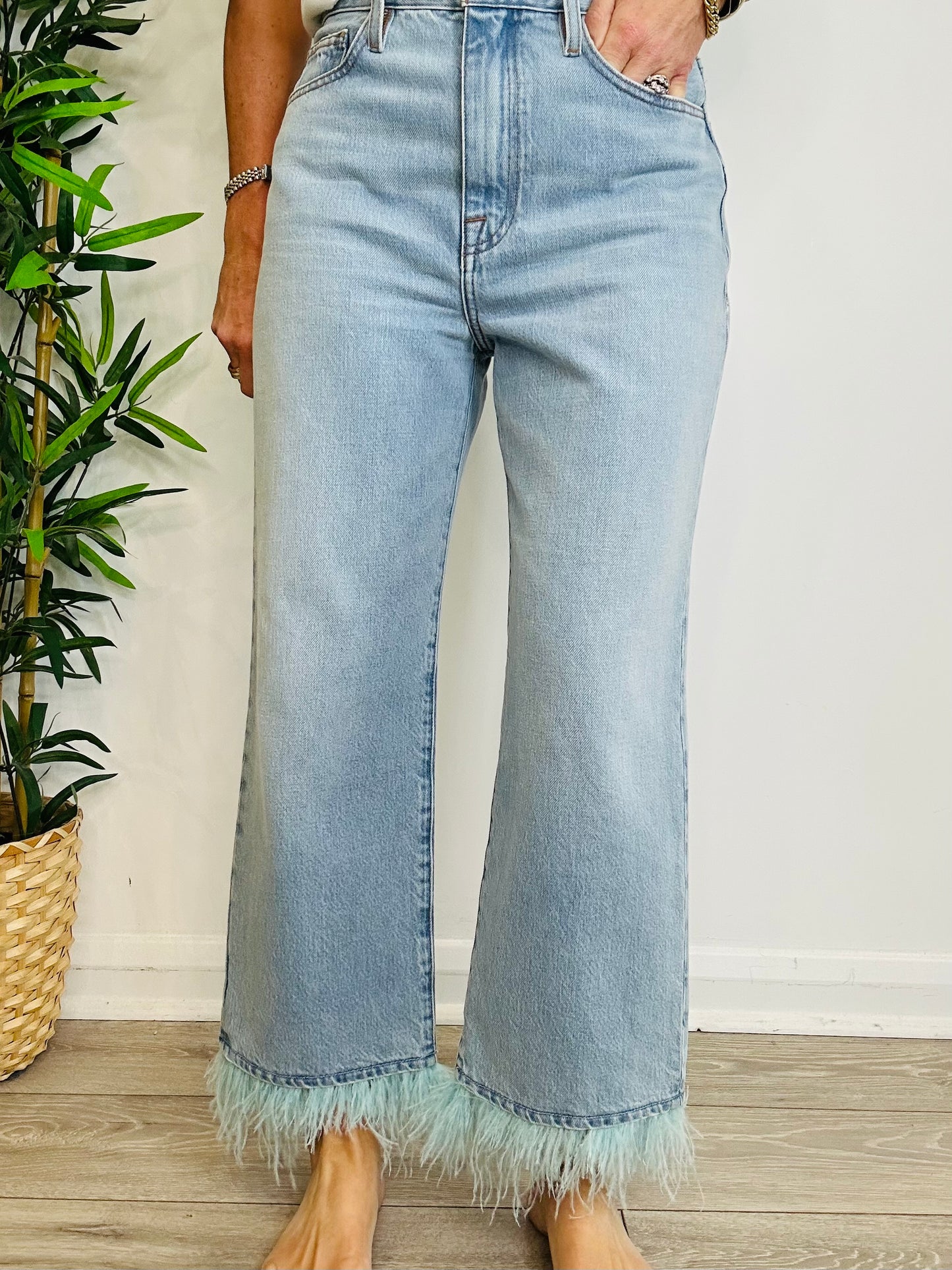Le Jane Crop Jeans - Size 27