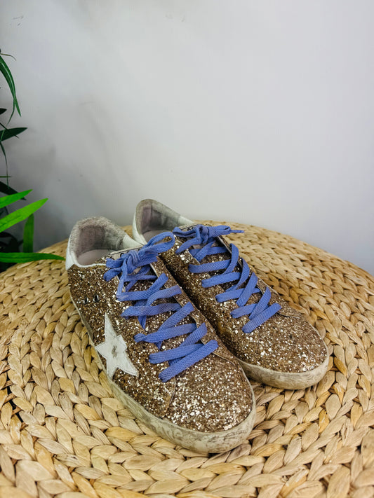 Glitter Superstar Trainers - Size 40
