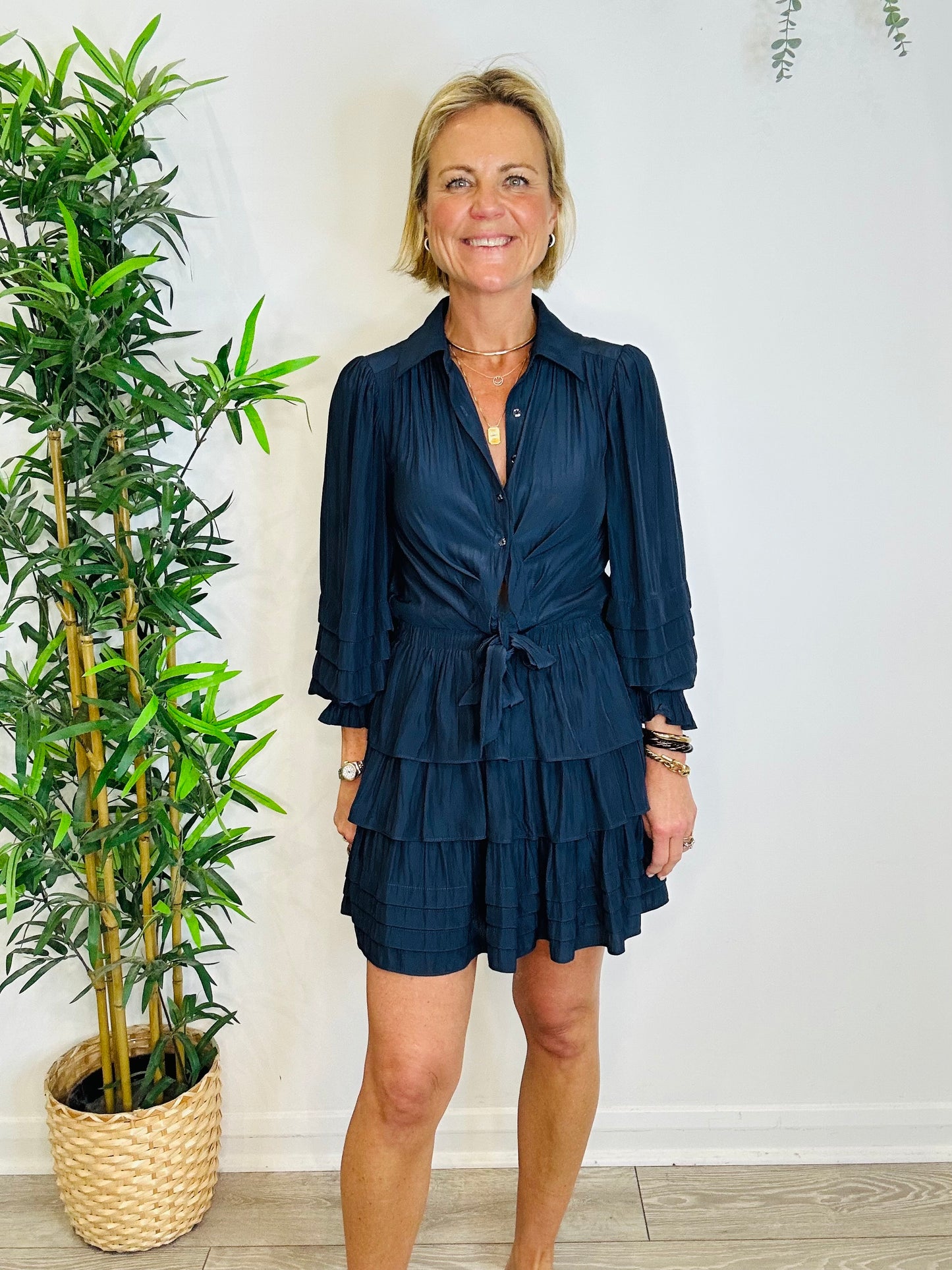 Short Tiered Dress - Size XS