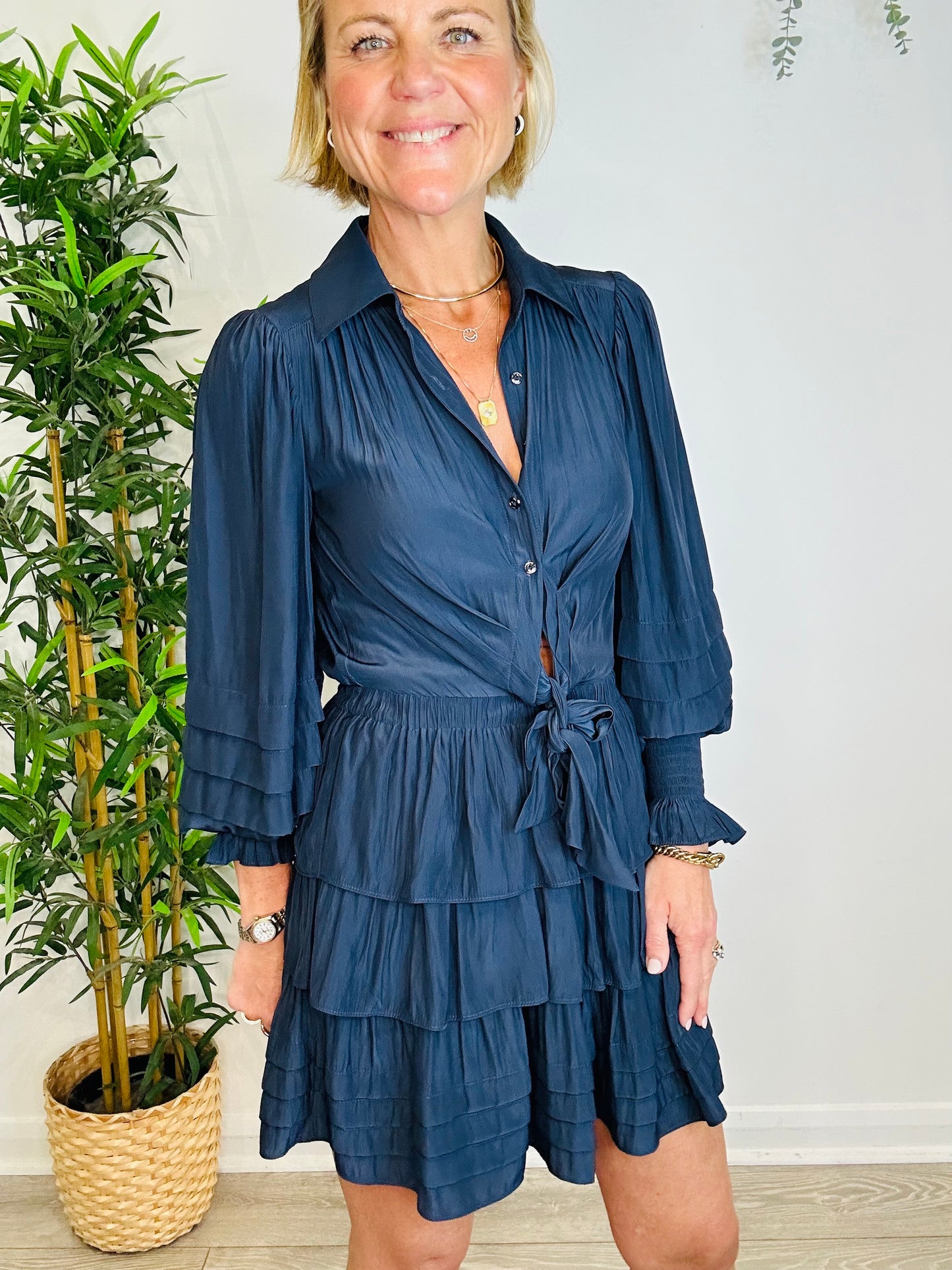 Short Tiered Dress - Size XS