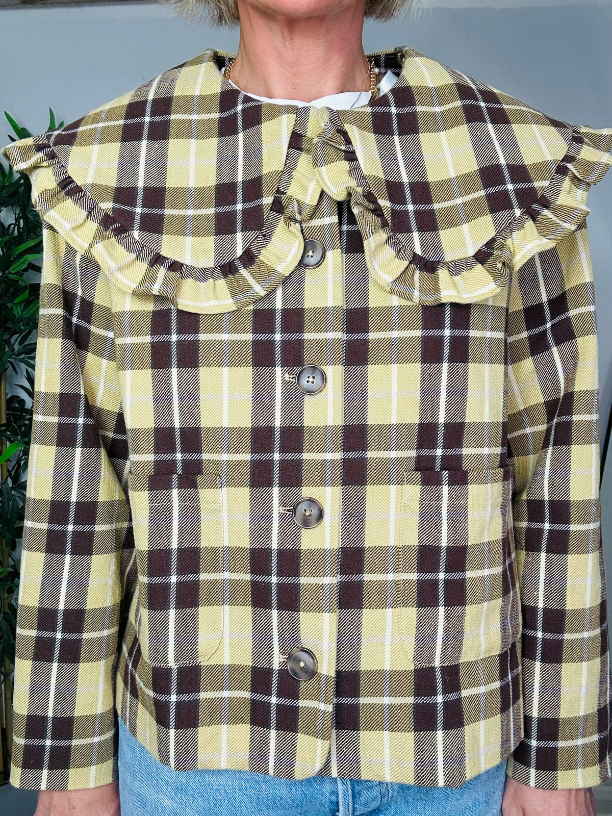 Check Jacket - Size XS