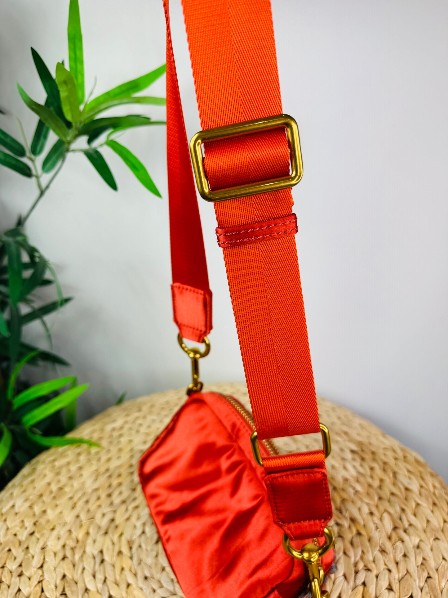 Satin Crossbody Camera Bag