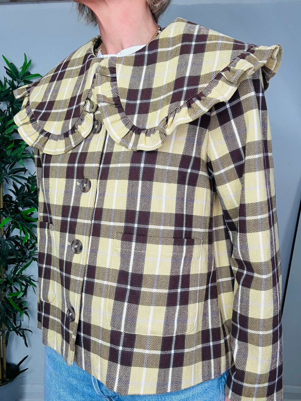 Check Jacket - Size XS