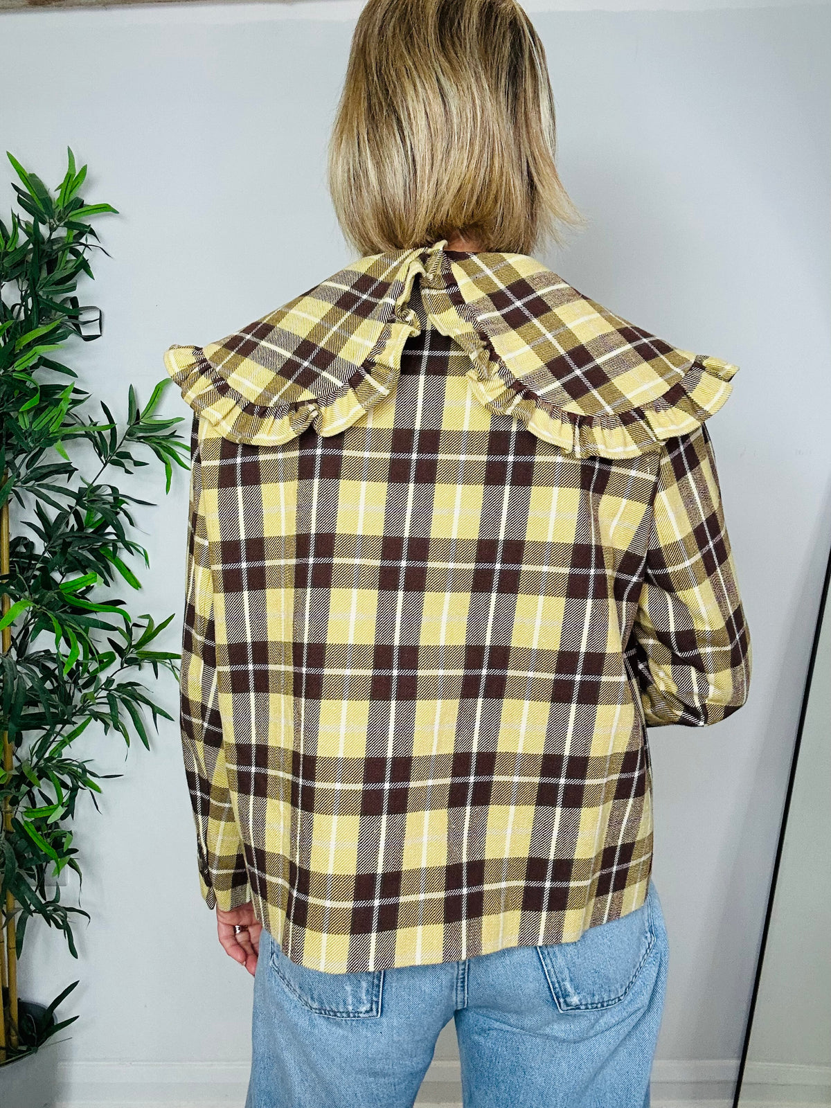 Check Jacket - Size XS