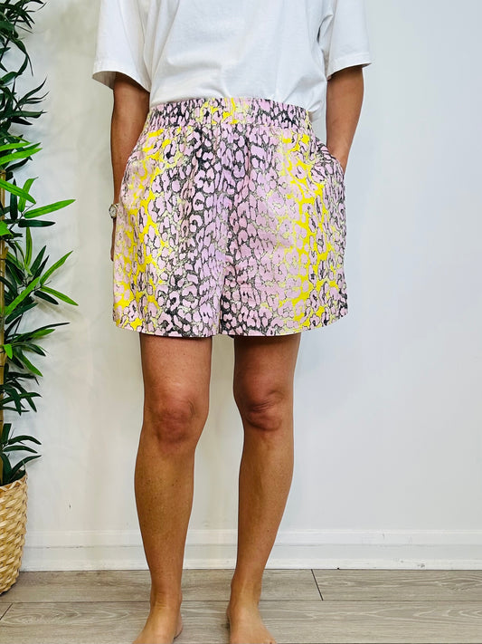 Animal Print Shorts - Size 40