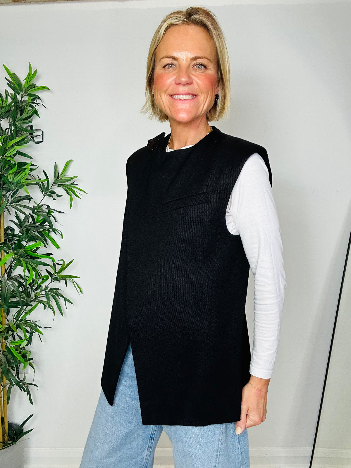 Longline Waistcoat - Size 34