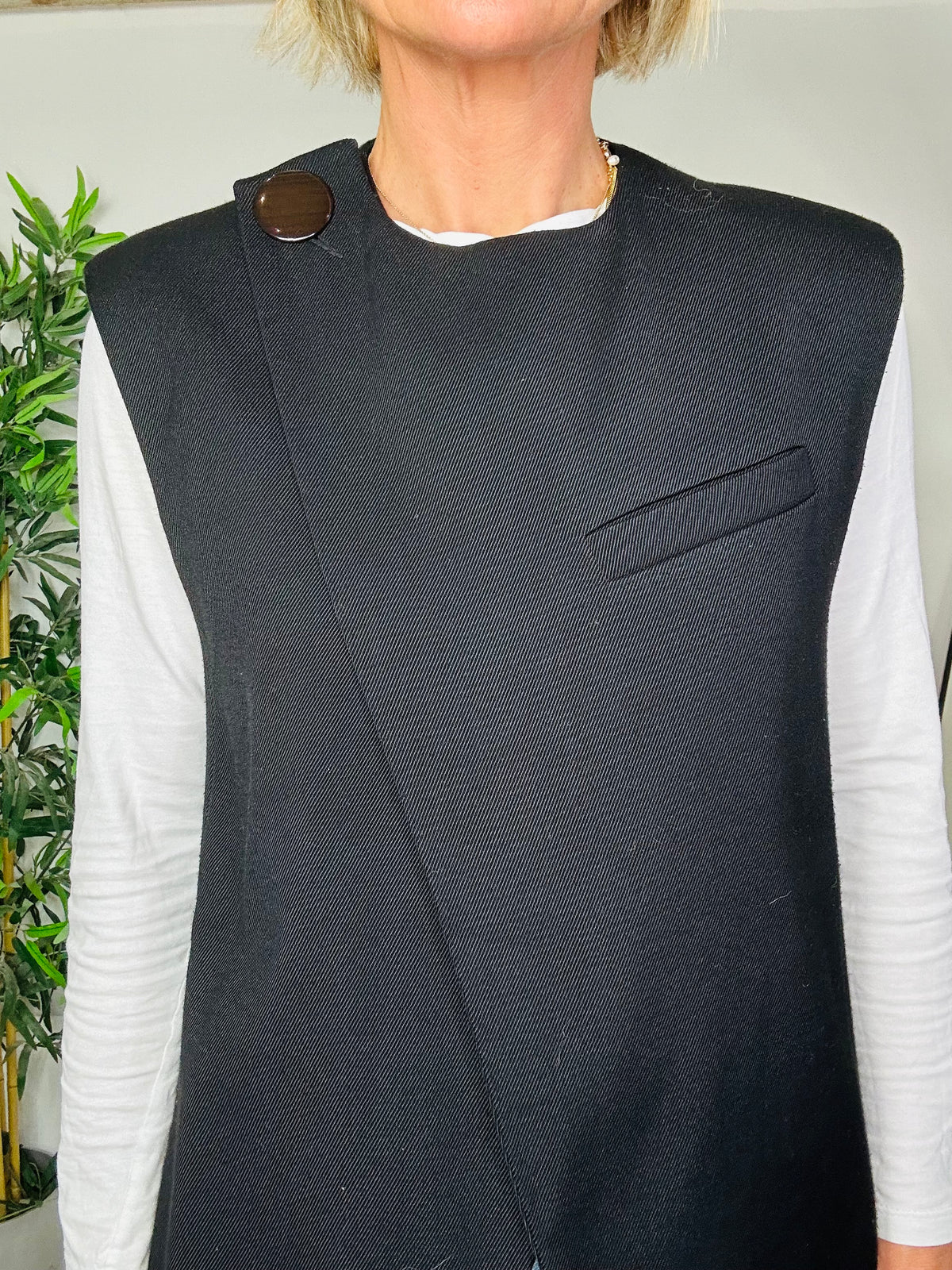 Longline Waistcoat - Size 34