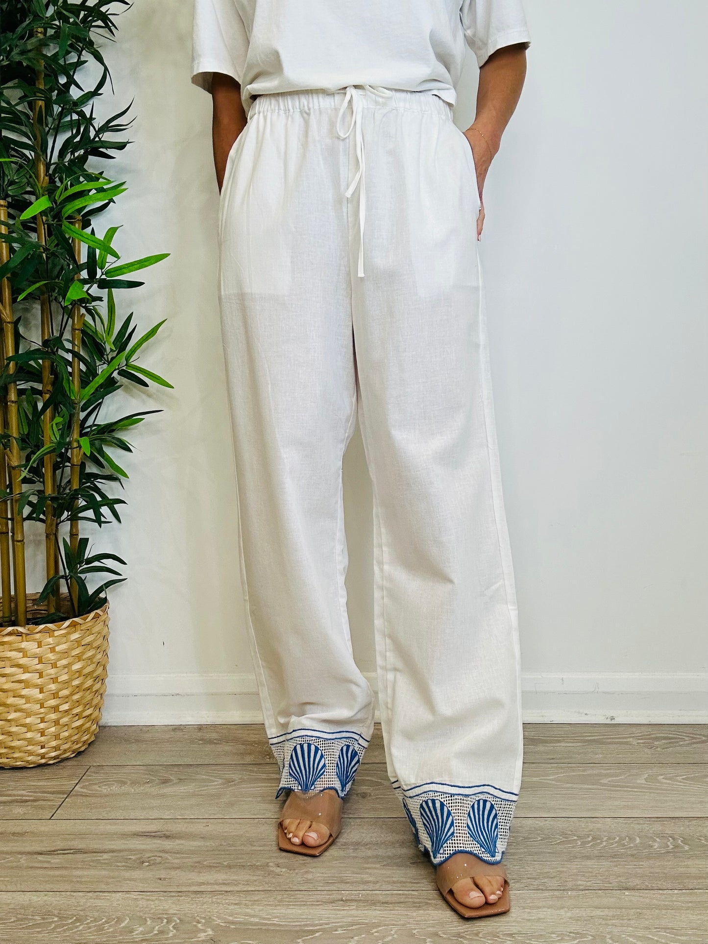 Tildi Linen Trousers - Size M