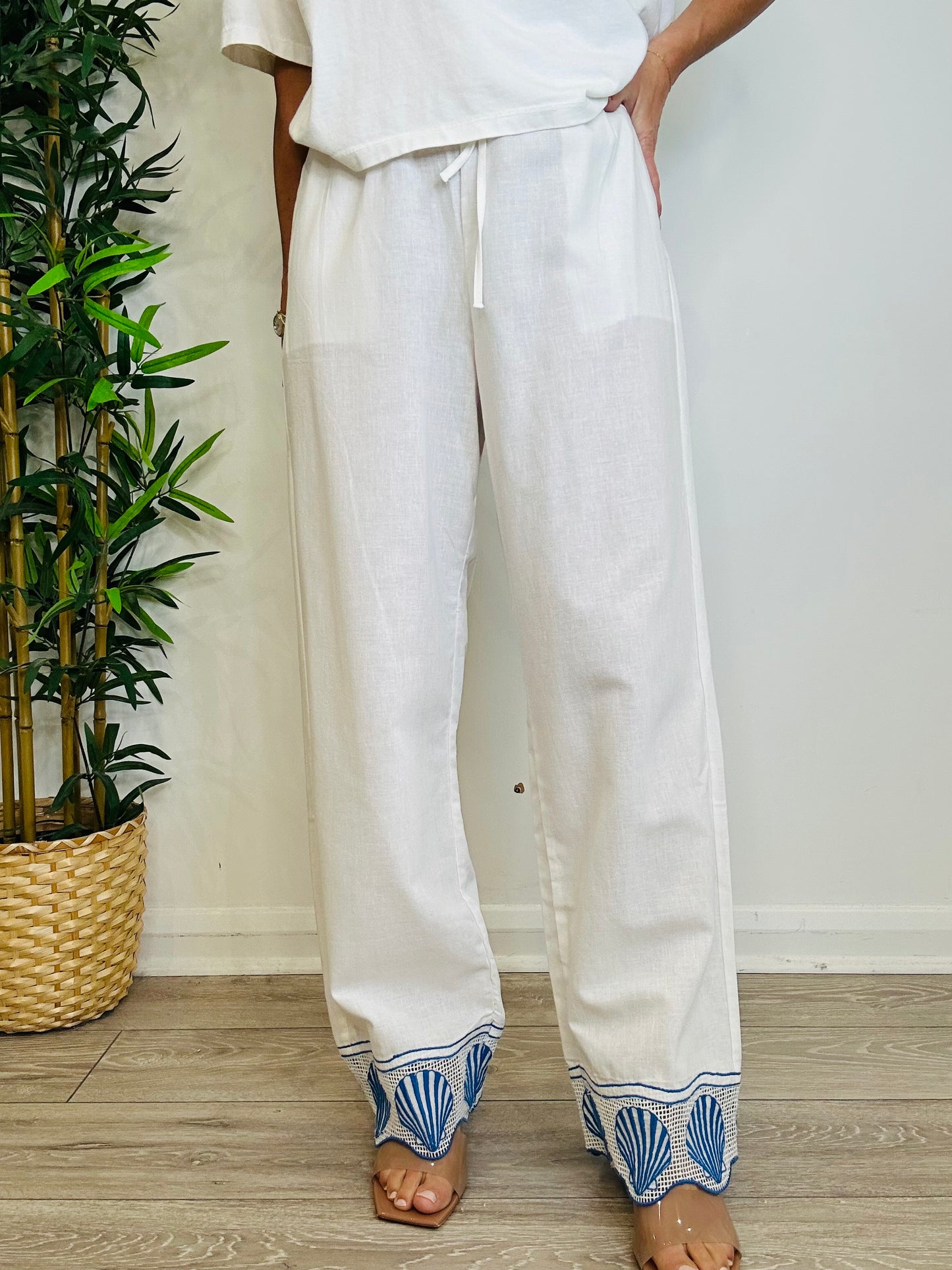 Tildi Linen Trousers - Size M