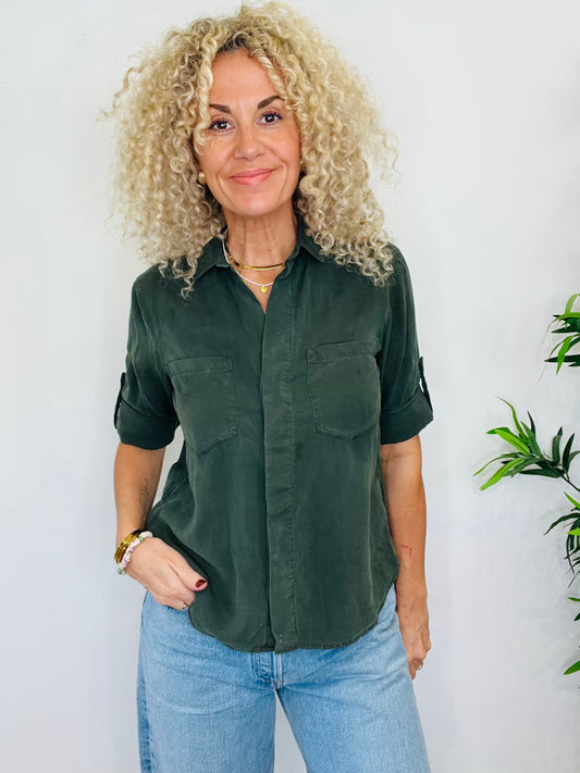 Khaki Shirt - Size XS