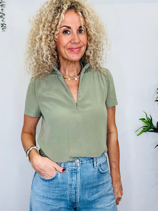 Silk Top - Size 8