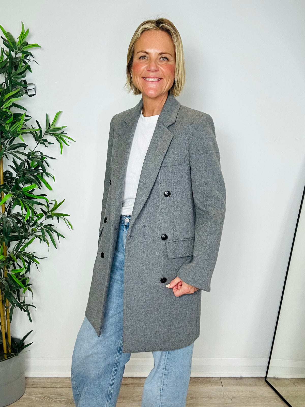 Elkins Wool Coat - Size 34