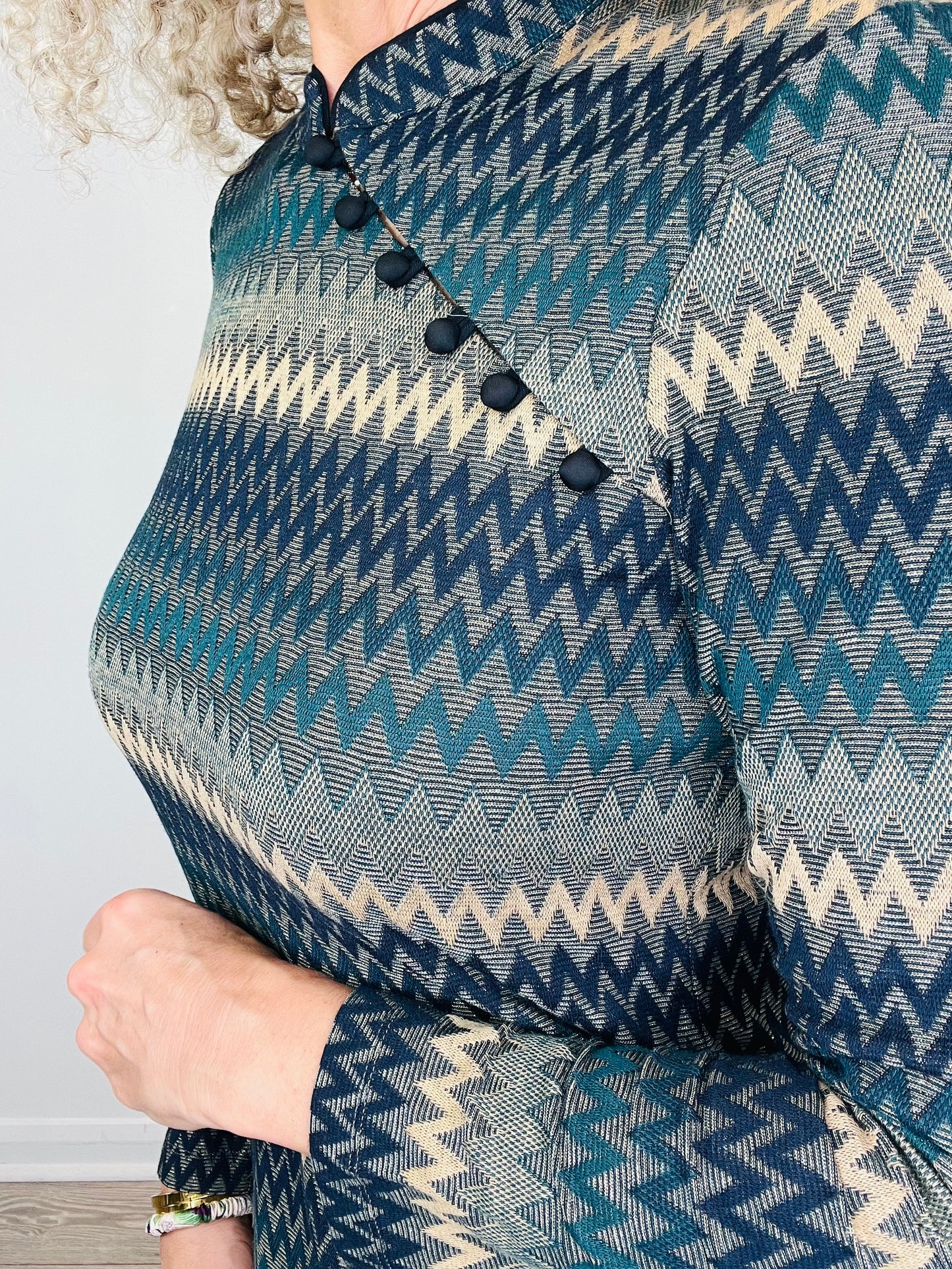 Chevron Knit Dress - Size 10