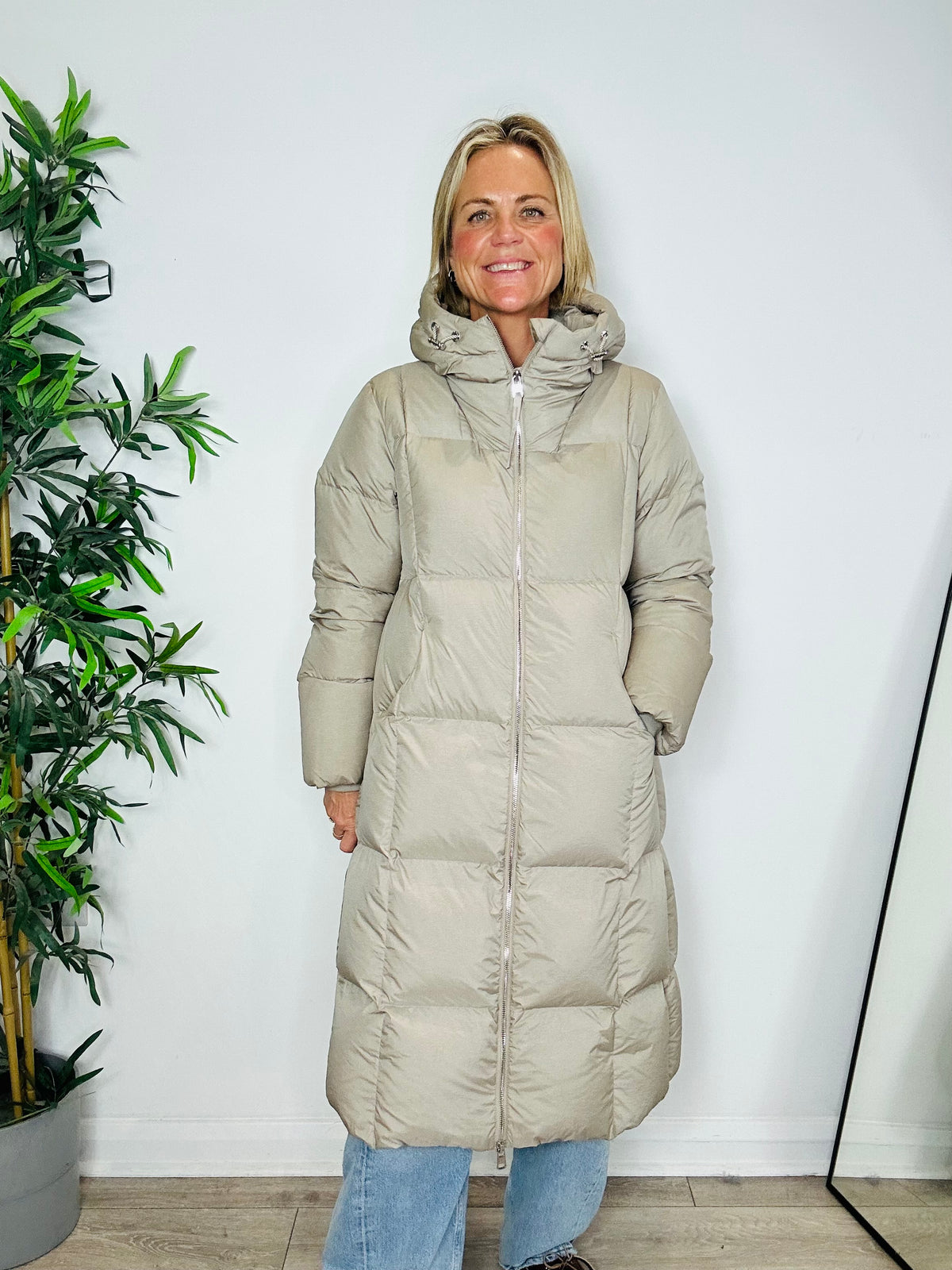 Down Puffer Coat - Size XS