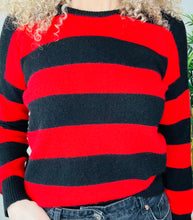 Load image into Gallery viewer, Striped Cashmere Jumper - Size S
