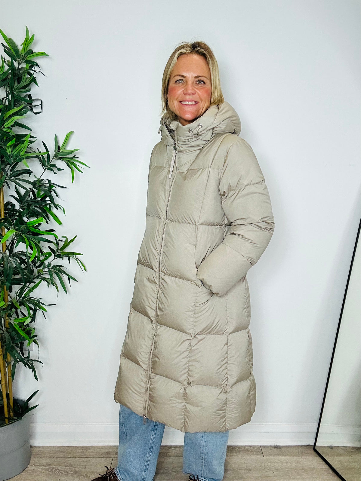 Down Puffer Coat - Size XS