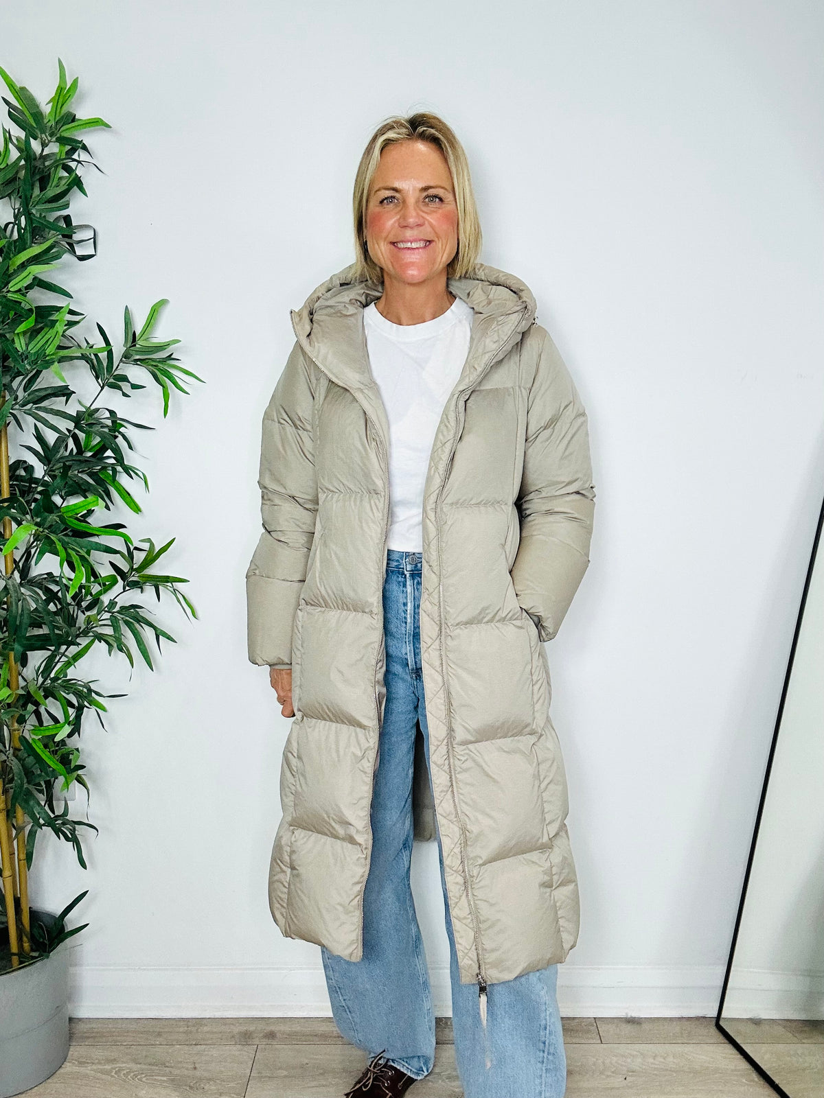 Down Puffer Coat - Size XS