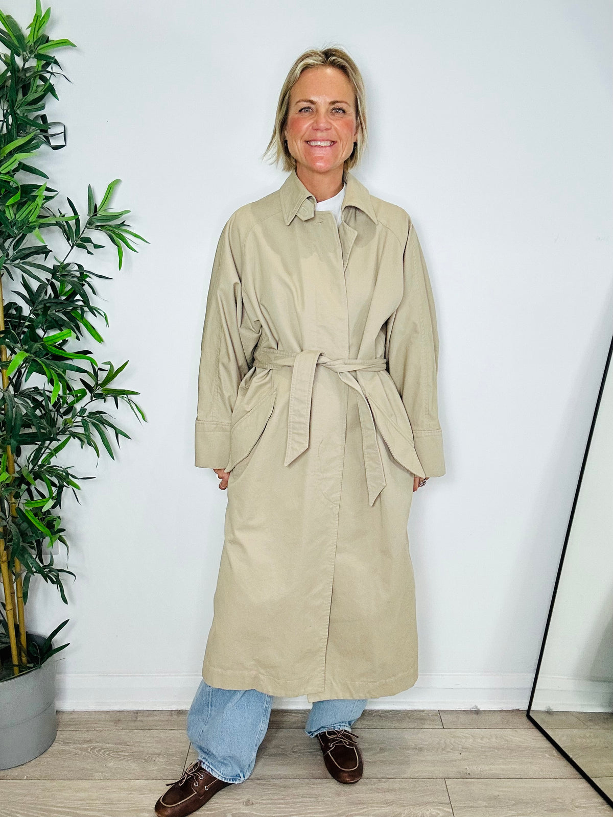 Arlo Trench Coat - Size 36