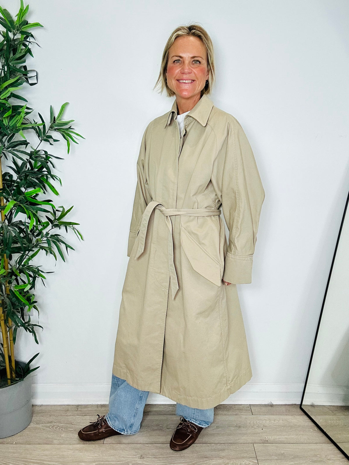 Arlo Trench Coat - Size 36