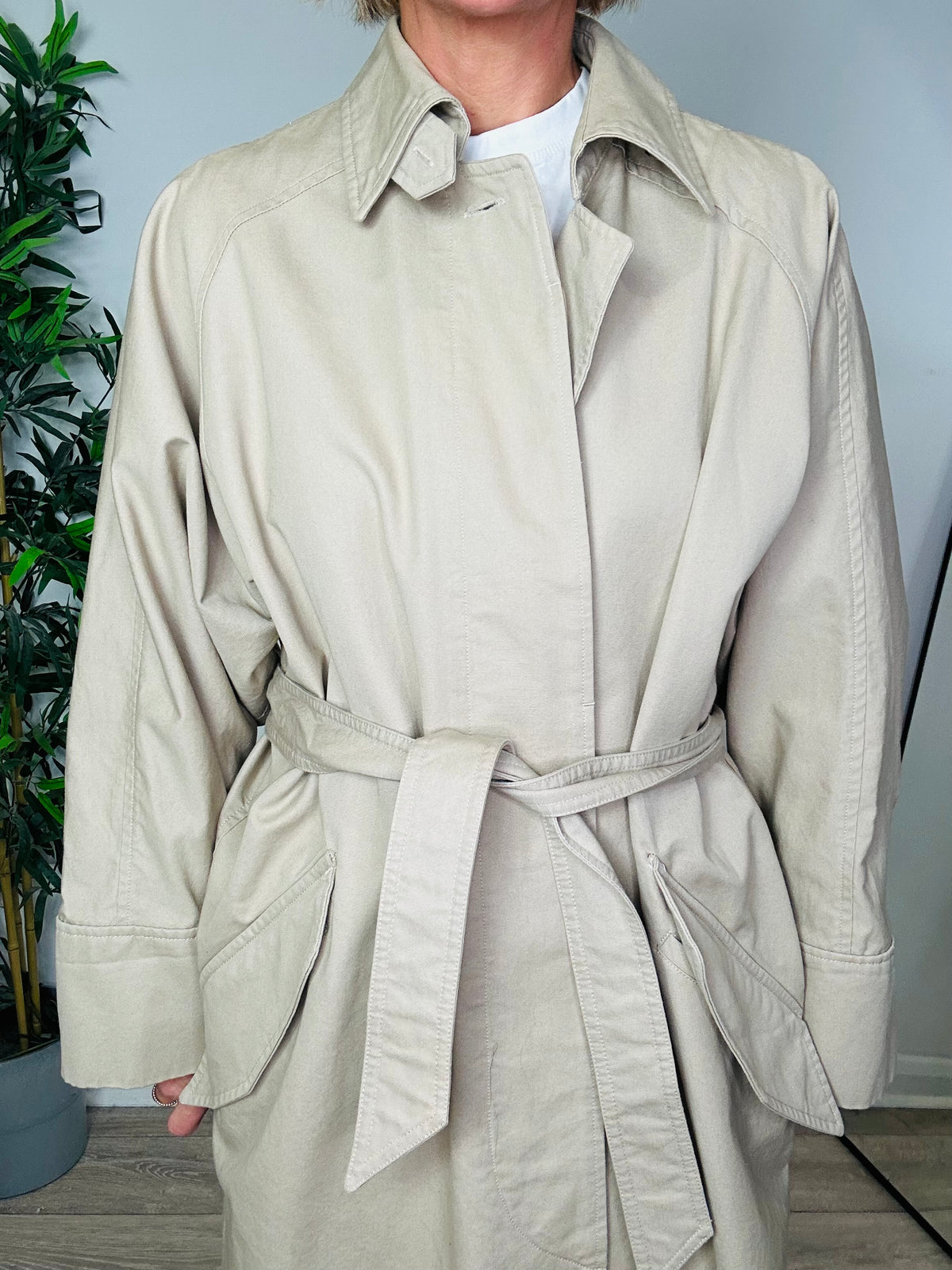 Arlo Trench Coat - Size 36