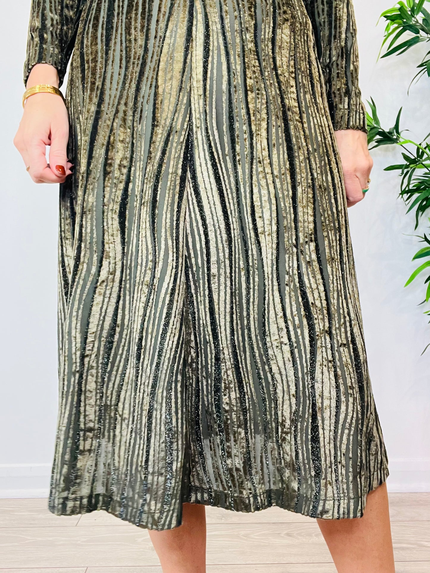 Velvet Ruched Dress - Size S