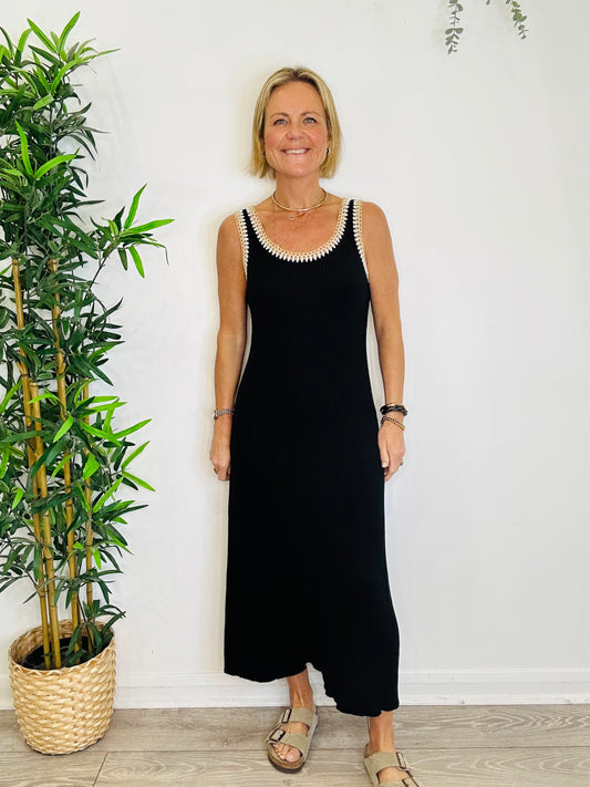 Colleen Rib Knit Dress - Size L