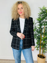 Load image into Gallery viewer, Tweed Blazer - Size 38
