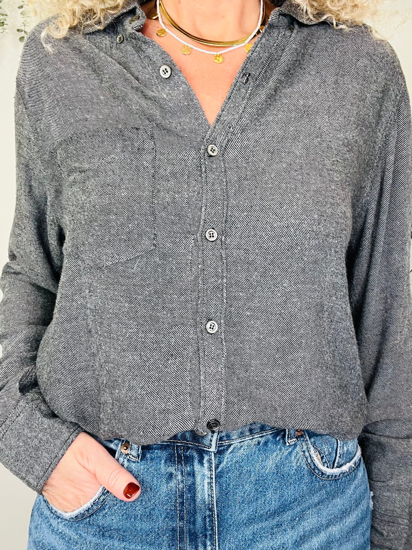 Wool Shirt - Size 38