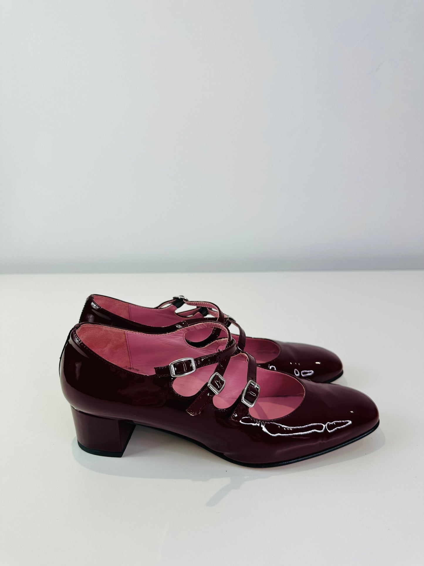Patent Leather Mary Janes - Size 39