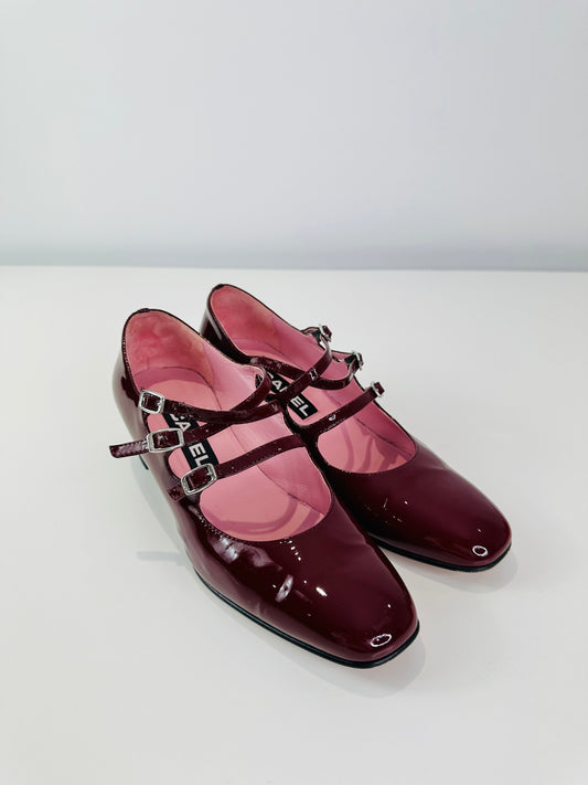 Patent Leather Mary Janes - Size 39