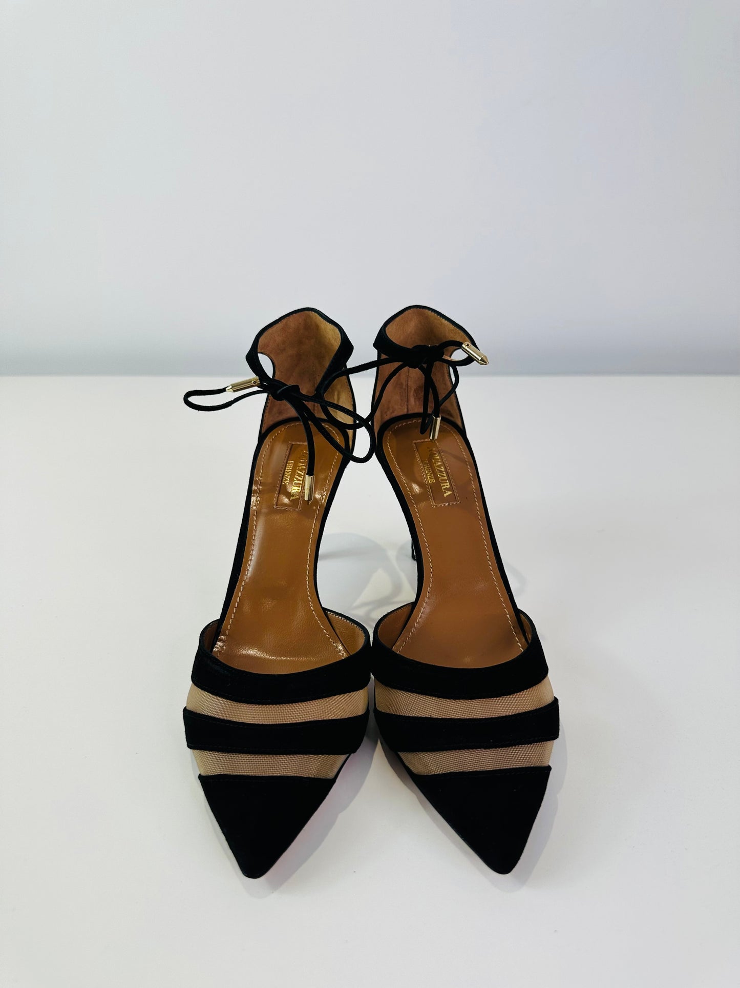 Graphic Suede Pumps - Size 37.5