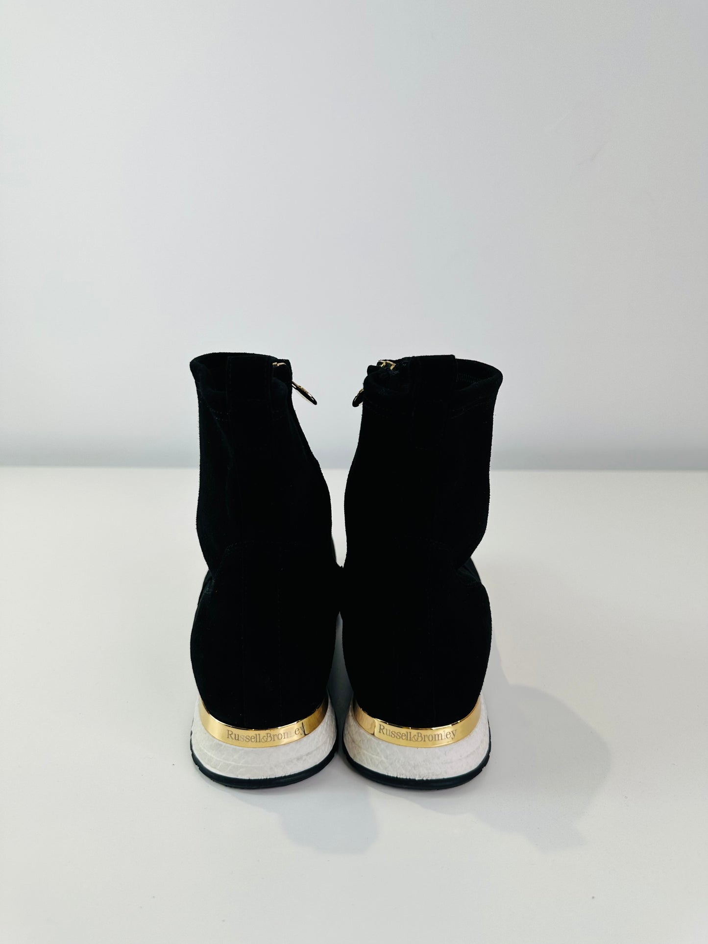 Suede Stretch Run Trainers - Size 38