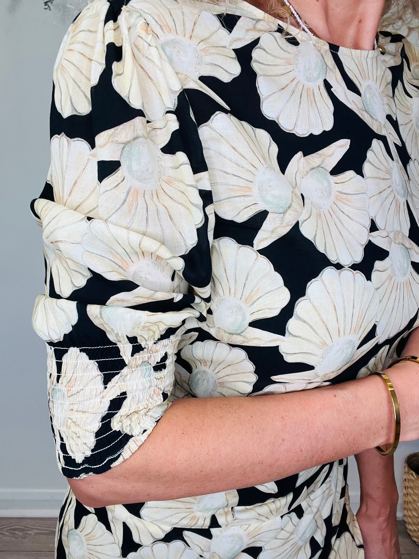 Shell Print Lucile Dress - Size XS