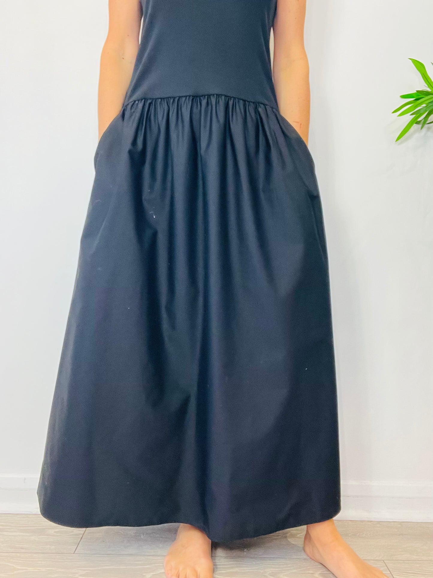 Cotton Maxi Dress - Size L