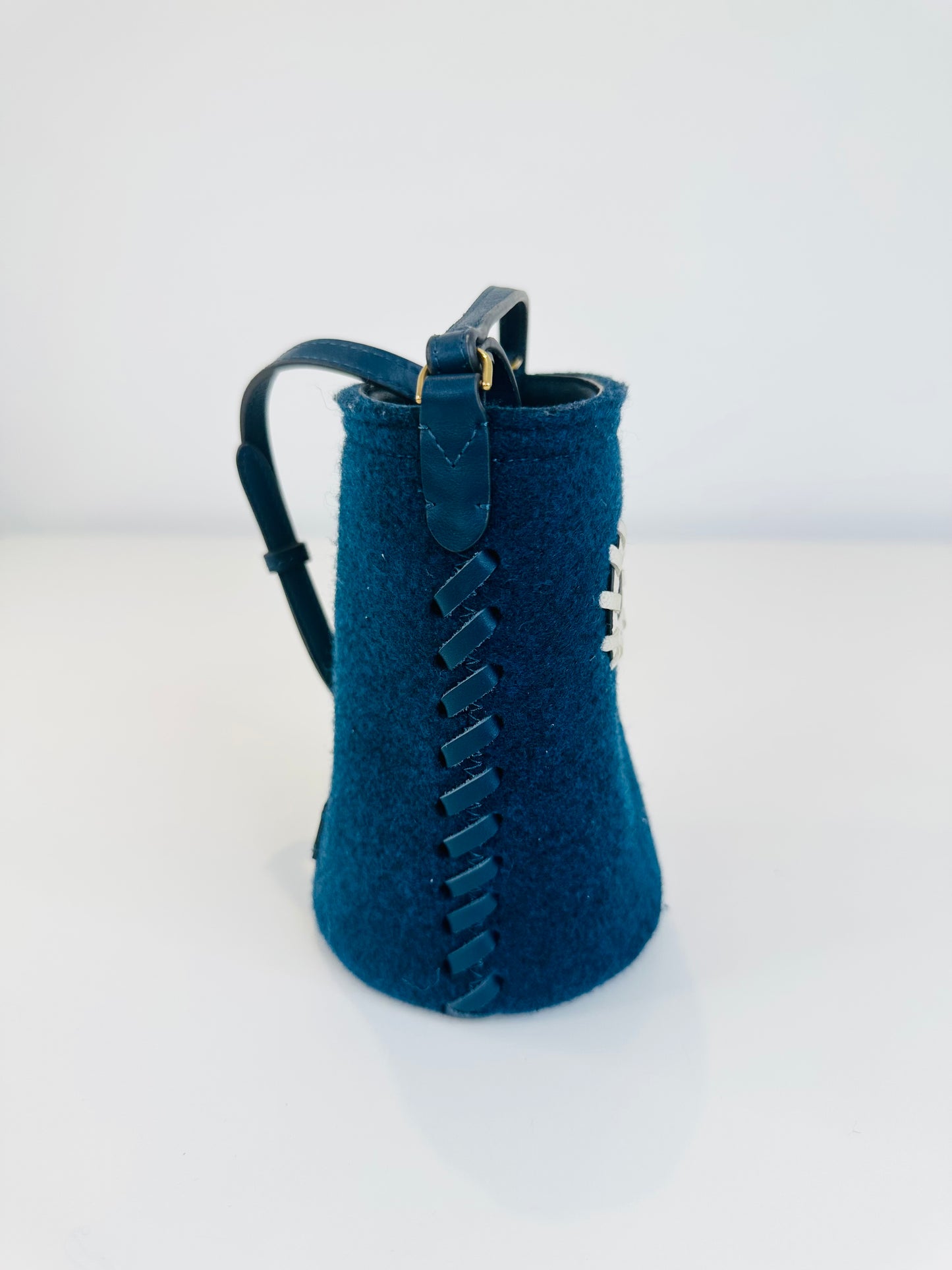 Mini Felt Eyes Crossbody Bag