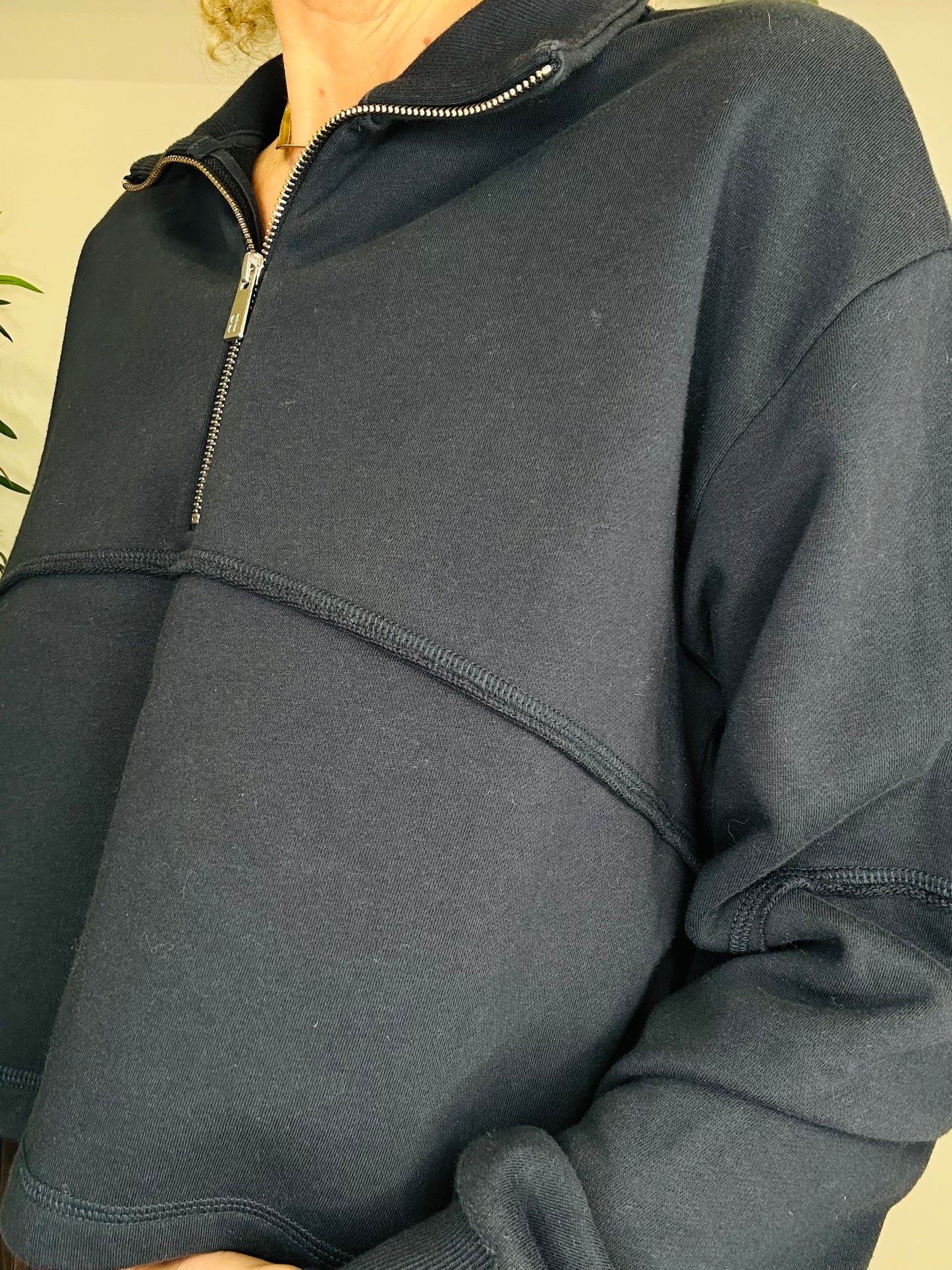 Half Zip Sweatshirt - Size M