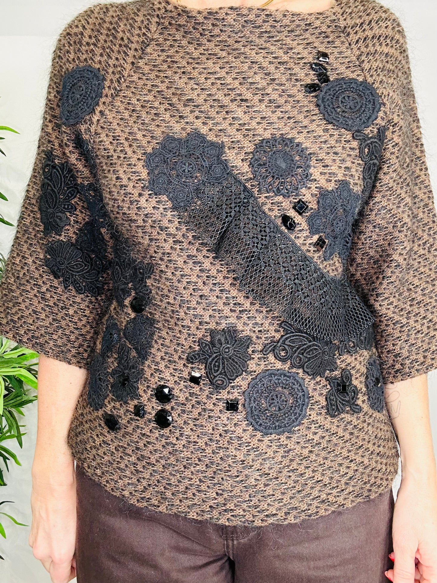 Embroidered Knitted Jumper - Size 1