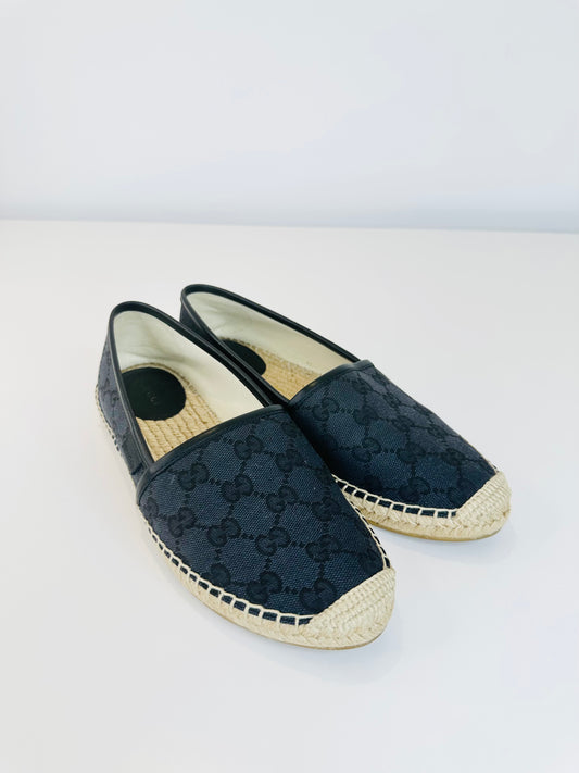 GG Canvas Espadrilles - Size 38