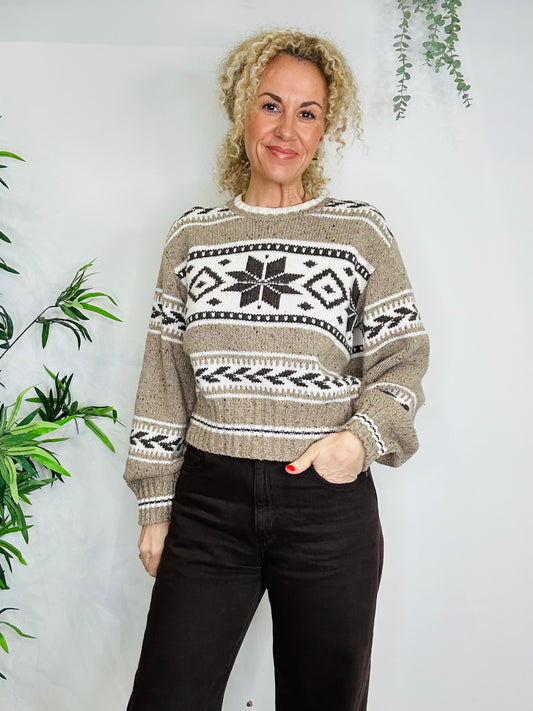 Knitted Jumper - Size L