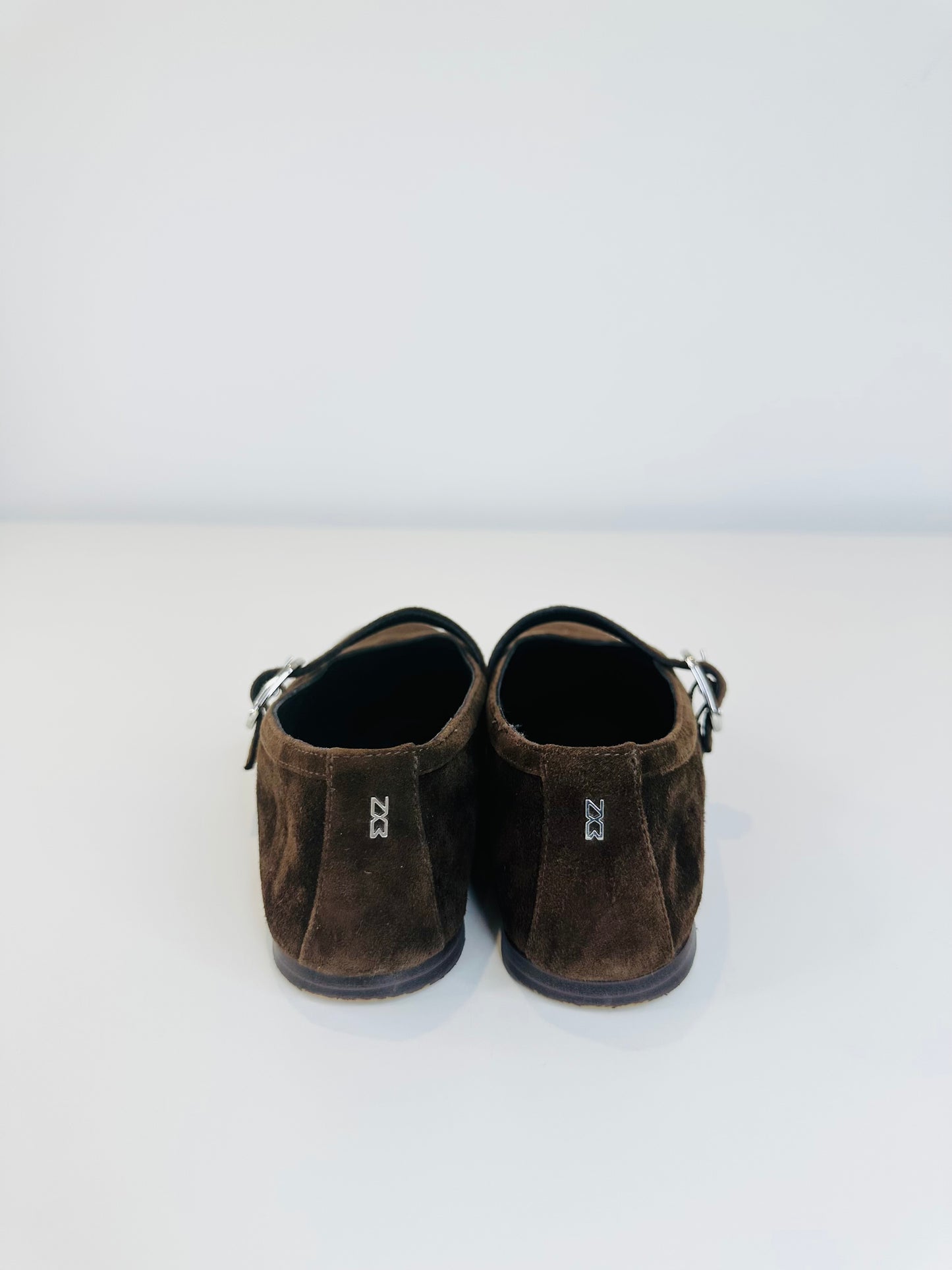 Suede Mary Janes - Size 36