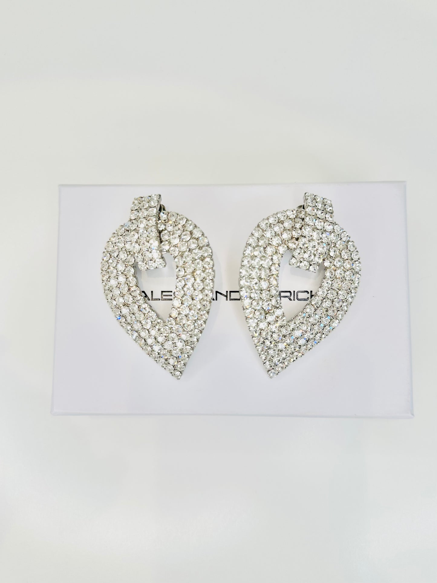 Crystal Clip Earrings