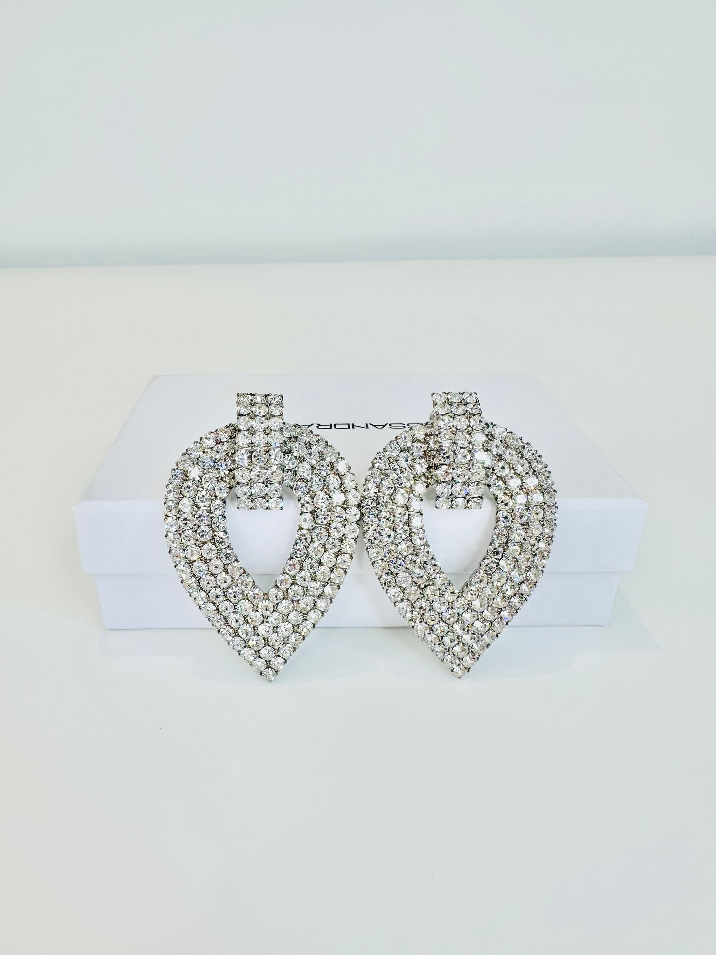 Crystal Clip Earrings